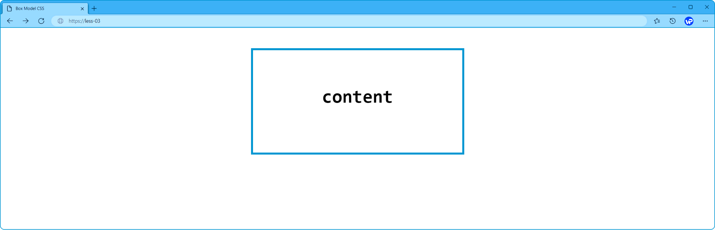 boder елемента