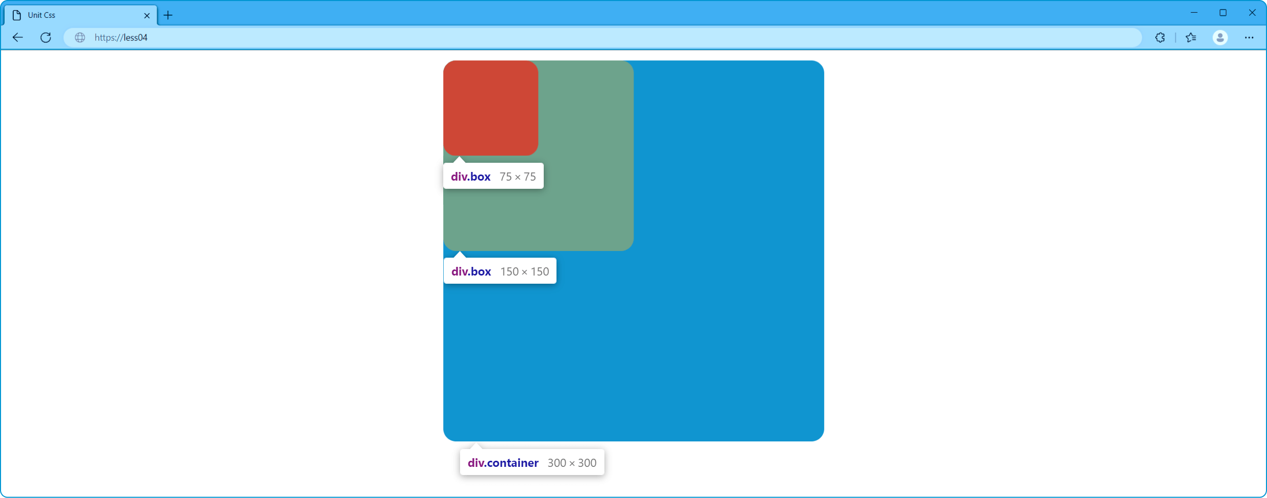 розмір контейнера відсотки